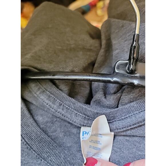 Coffee Then Cows TShirt Womens Gray Short Sleeve Western Cowgirl Graphic Top SzM - Picture 4 of 4